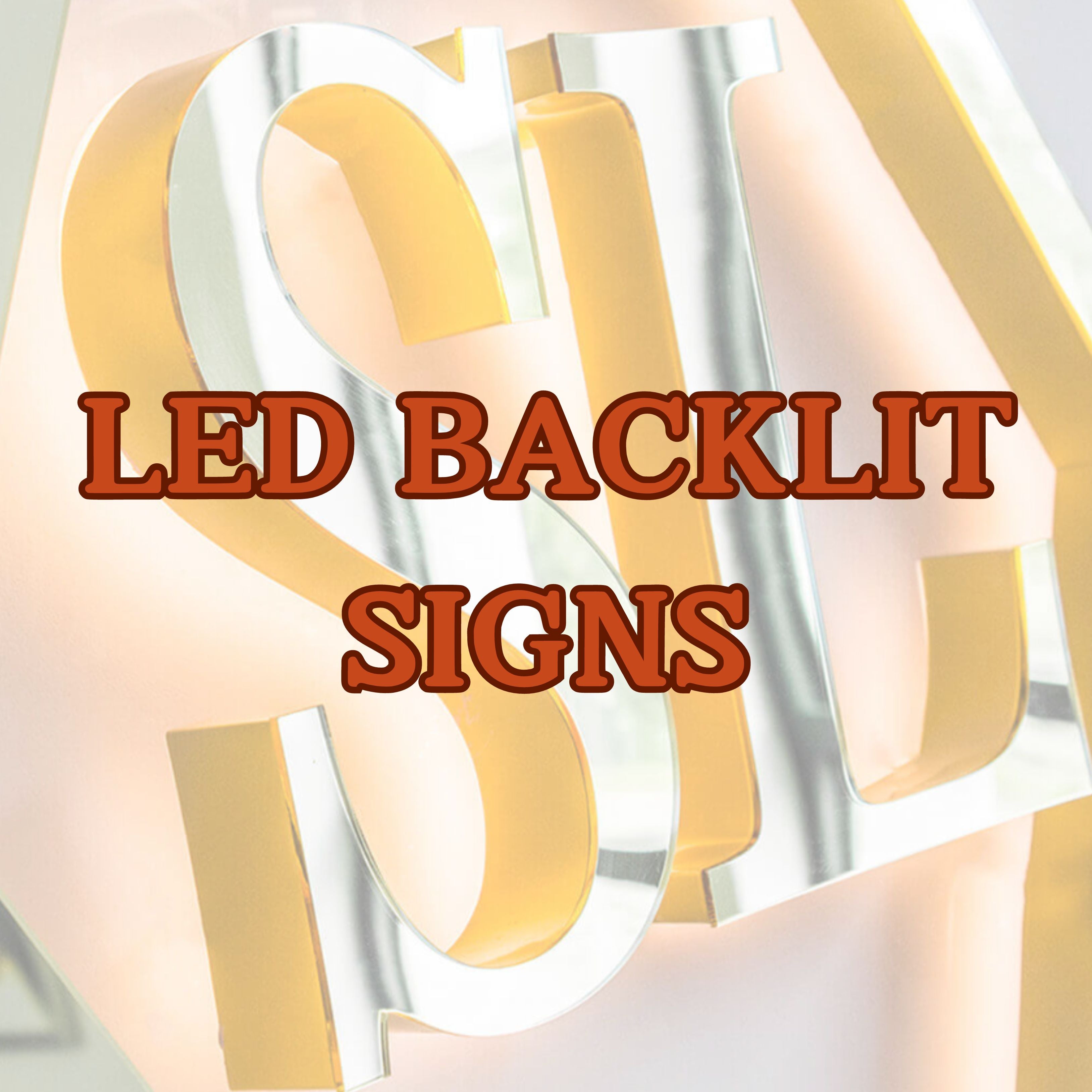 LED Backlit Signs – SignMakerz