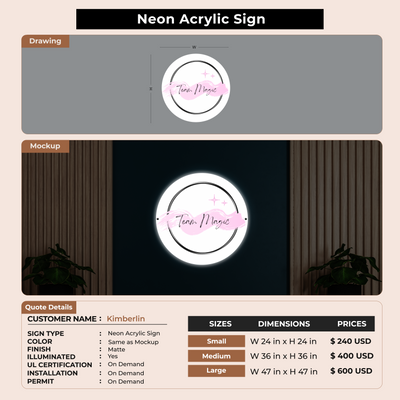 Custom Signs for Kimberlin