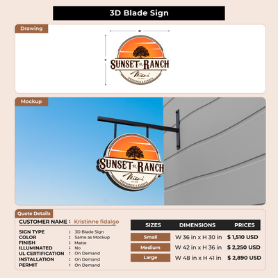 Custom Signs for Kristinne fidalgo