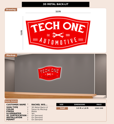 CUSTOM MOCKUP SIGN FOR Rachel Wisian