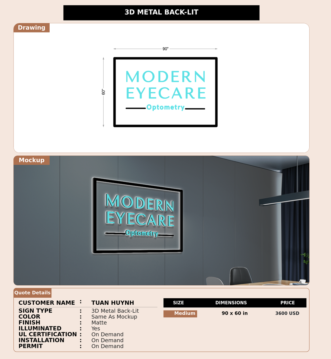 CUSTOM MOCKUP SIGN FOR Tuan Huynh