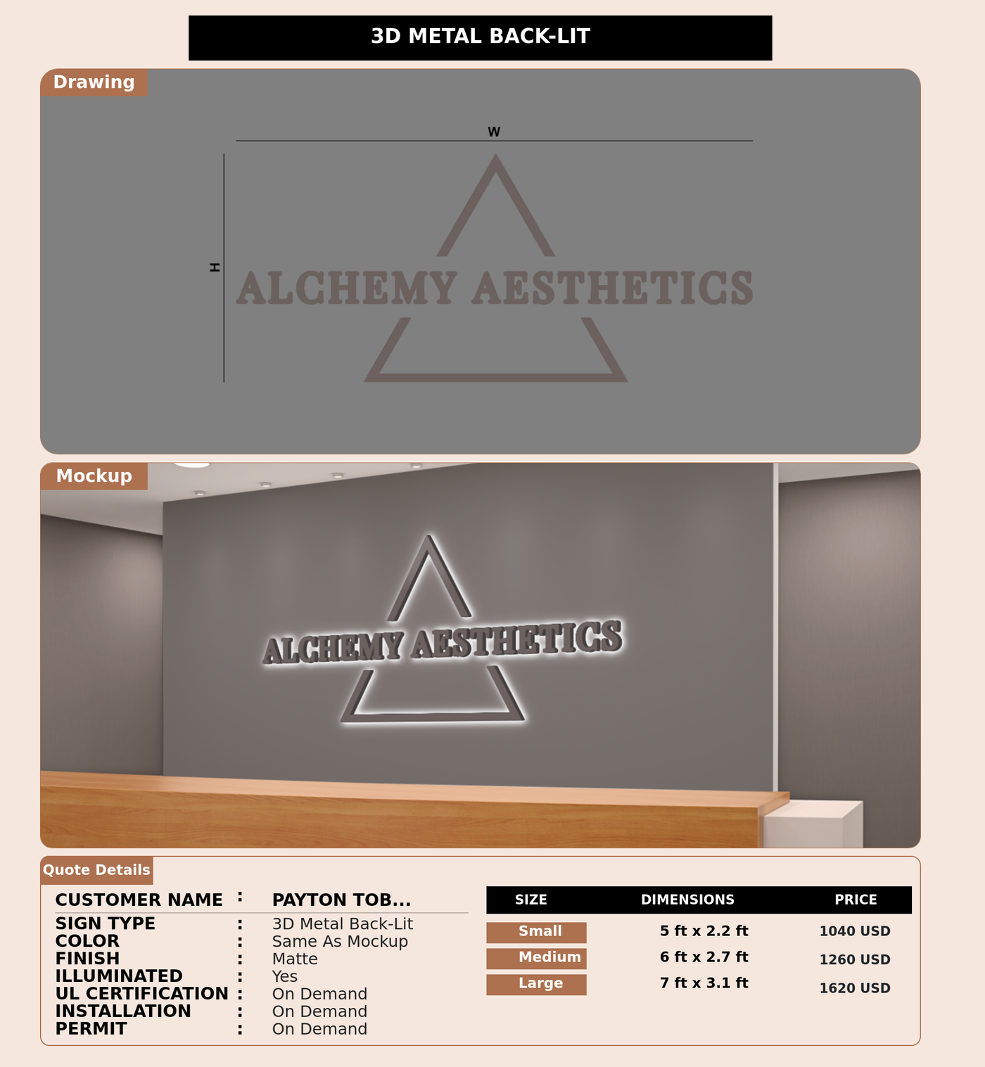 CUSTOM MOCKUP SIGN FOR Payton Tobey
