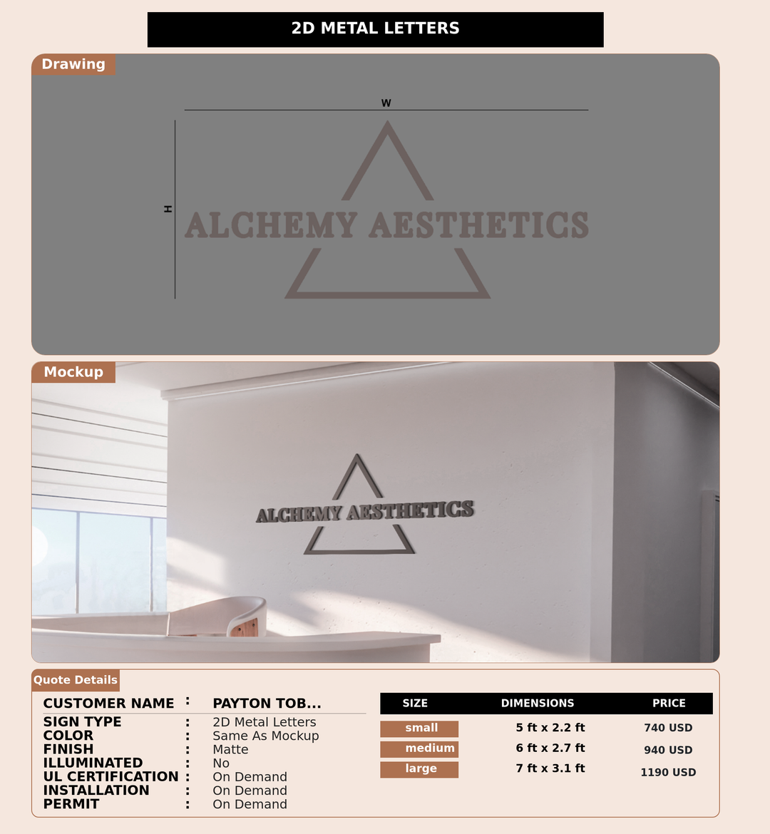 CUSTOM MOCKUP SIGN FOR Payton Tobey