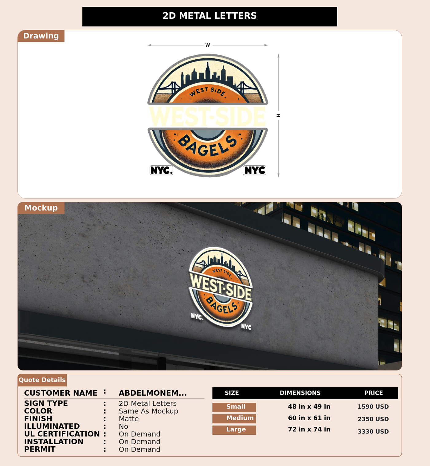CUSTOM MOCKUP SIGN FOR Abdelmonem Agag