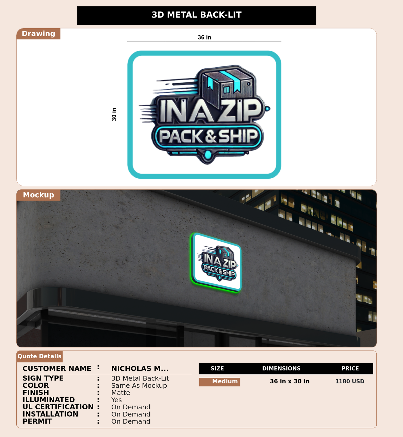 CUSTOM MOCKUP SIGN FOR Nicholas Morsell