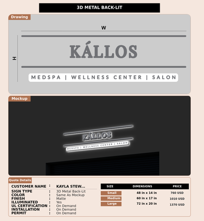 CUSTOM MOCKUP SIGN FOR Kayla Stewart Boyd