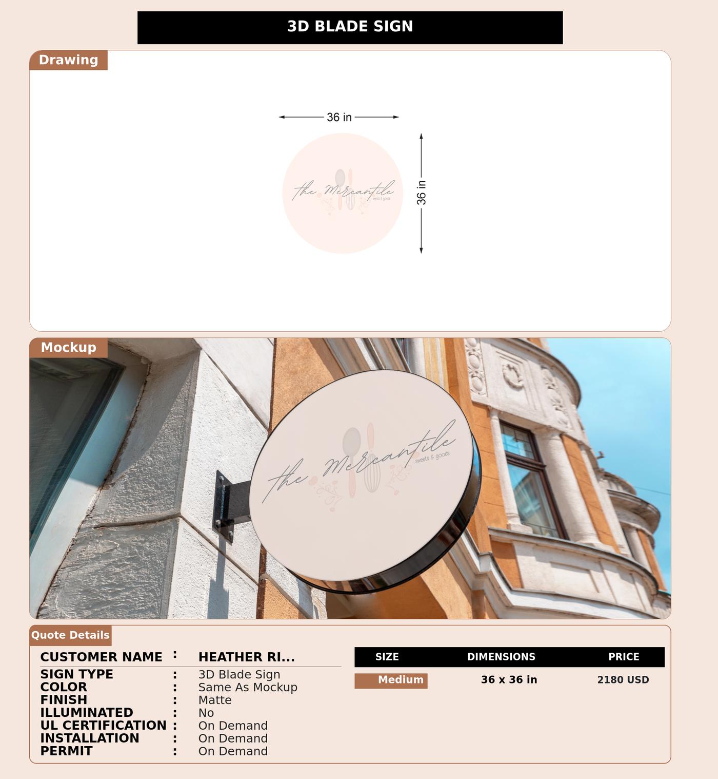 CUSTOM MOCKUP SIGN FOR Heather Risenhoover