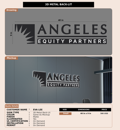 CUSTOM MOCKUP SIGN FOR Eva Lee