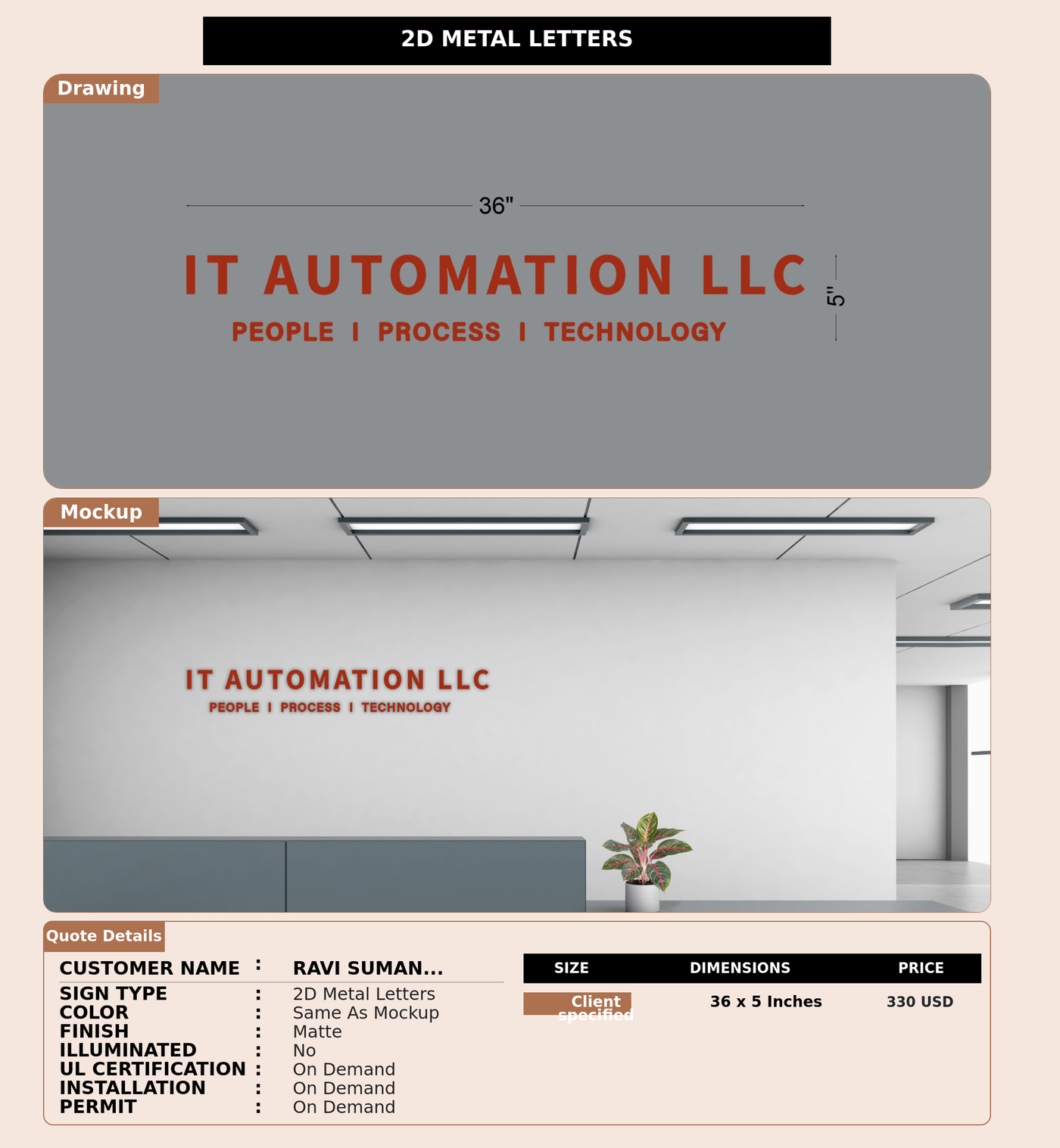 CUSTOM MOCKUP SIGN FOR Ravi Sumanan