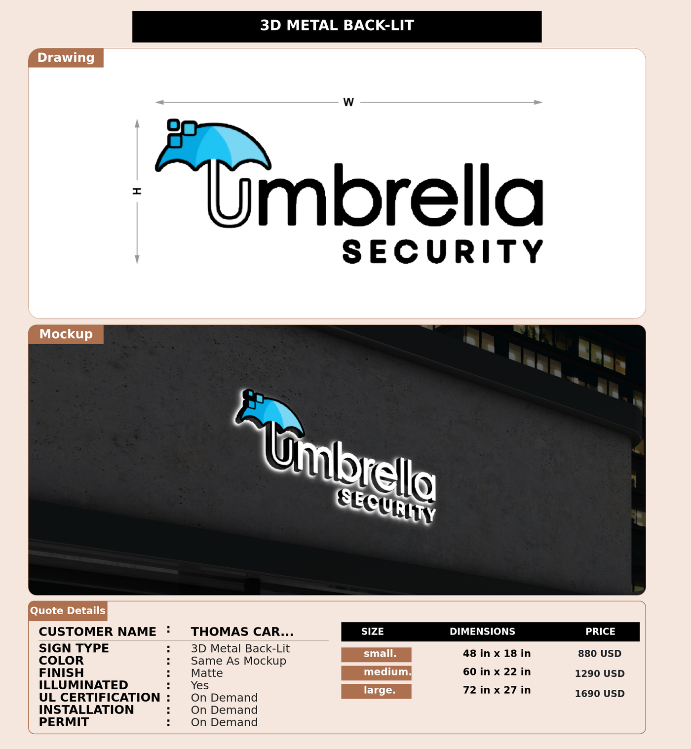 CUSTOM MOCKUP SIGN FOR Thomas Carnevale