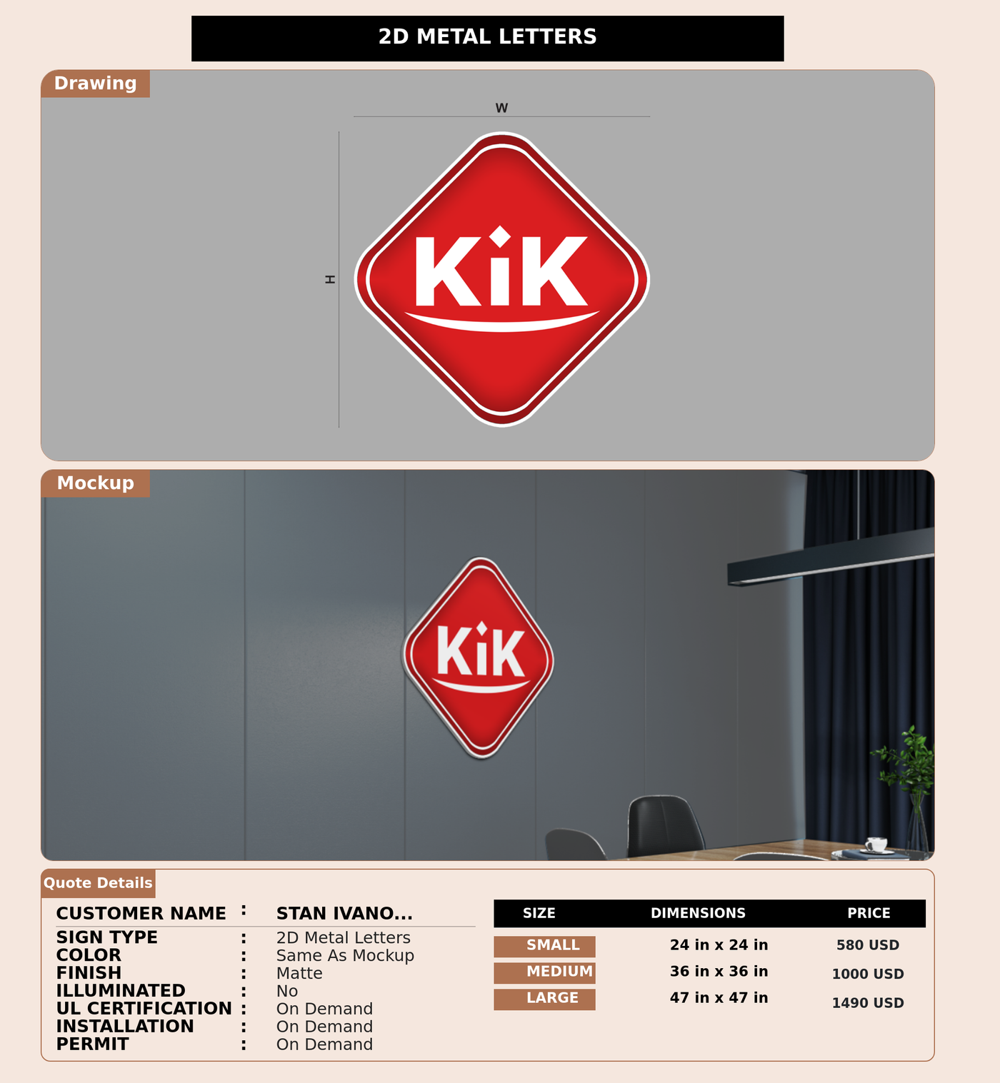 CUSTOM MOCKUP SIGN FOR Stan Ivanov