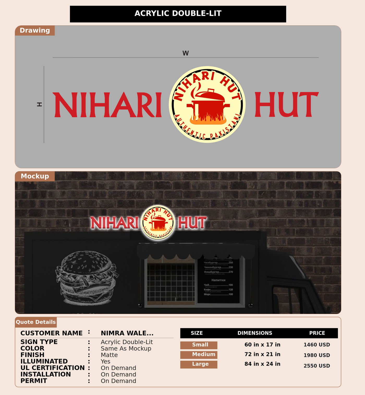 CUSTOM MOCKUP SIGN FOR Nimra Waleed