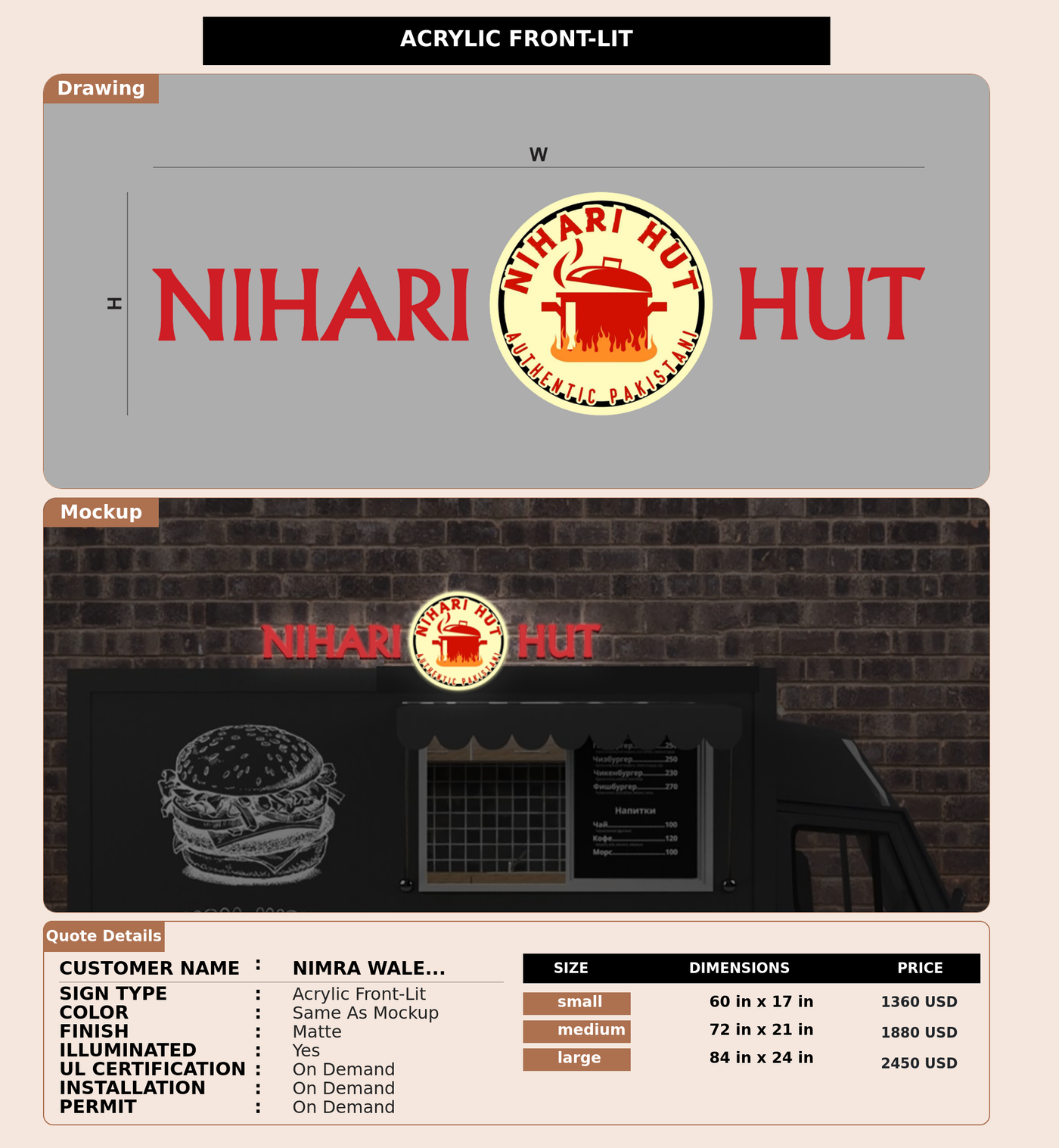 CUSTOM MOCKUP SIGN FOR Nimra Waleed