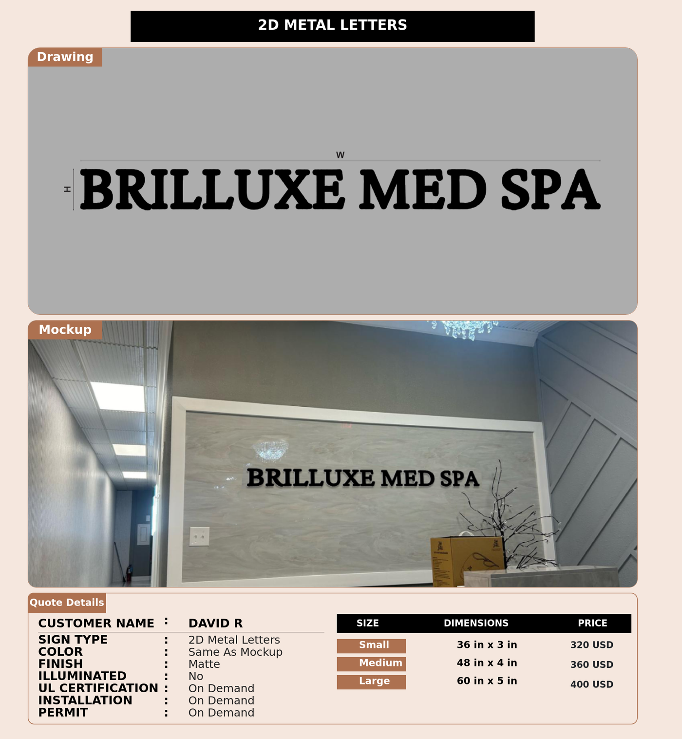 CUSTOM MOCKUP SIGN FOR David R
