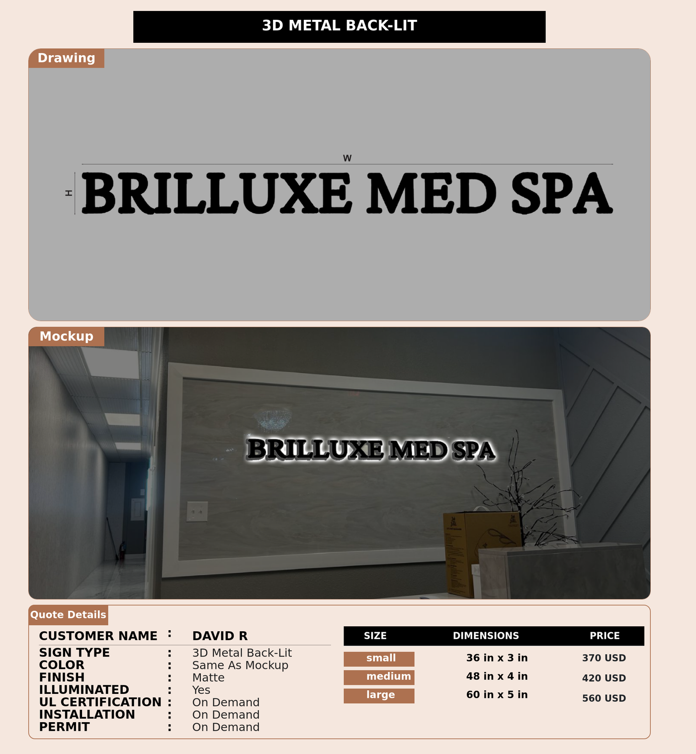 CUSTOM MOCKUP SIGN FOR David R