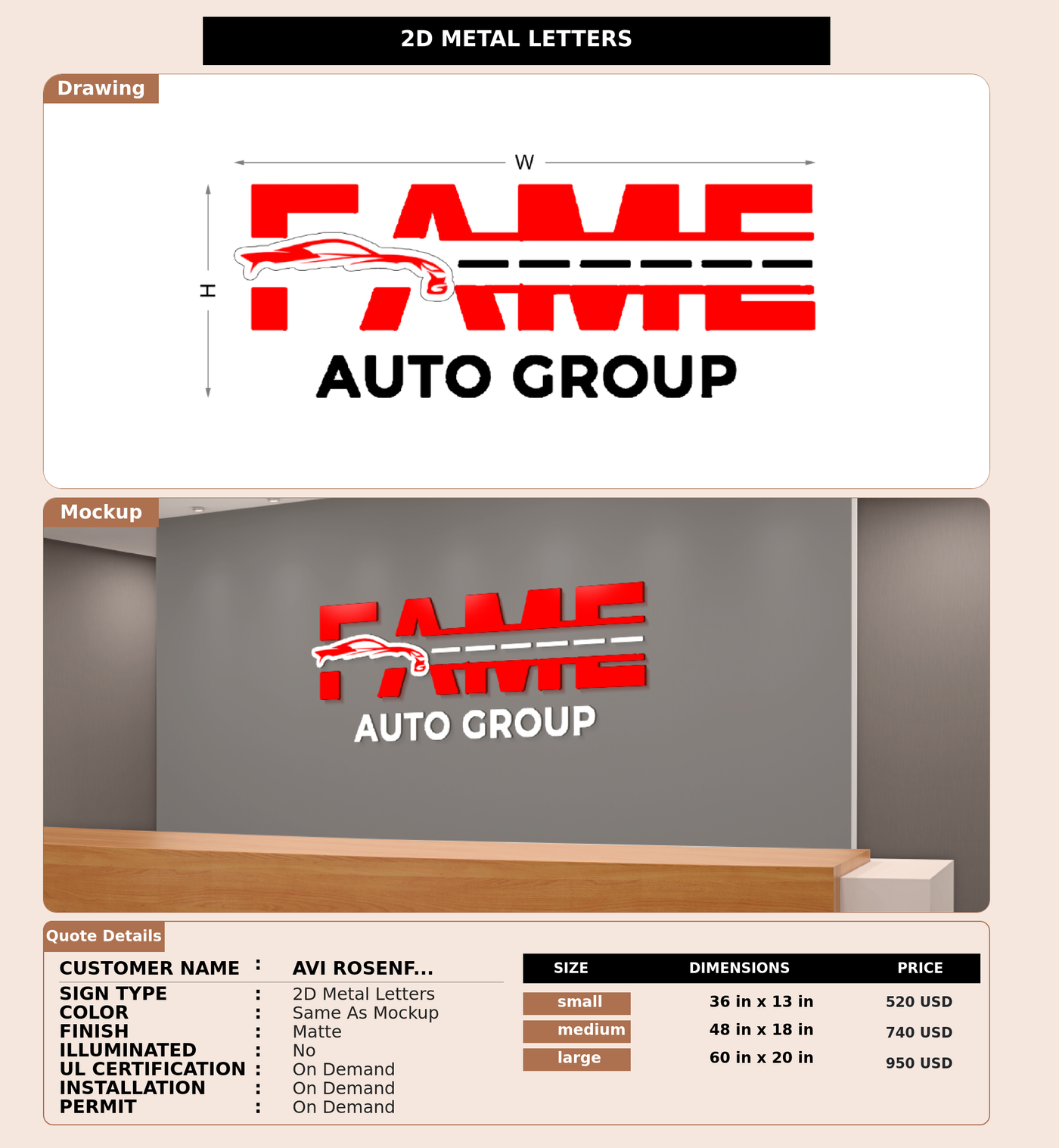 CUSTOM MOCKUP SIGN FOR Avi Rosenfeld