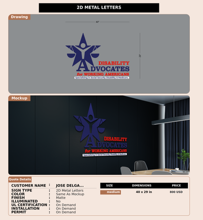 CUSTOM MOCKUP SIGN FOR Jose Delgado