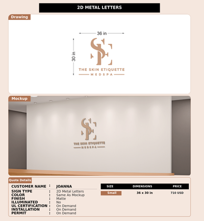 CUSTOM MOCKUP SIGN FOR Joanna