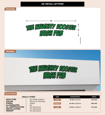 CUSTOM MOCKUP SIGN FOR Molly Uyeki