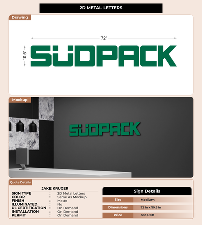 CUSTOM MOCKUP SIGN FOR Jake Kruger