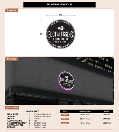 CUSTOM MOCKUP SIGN FOR Omar Ruiz