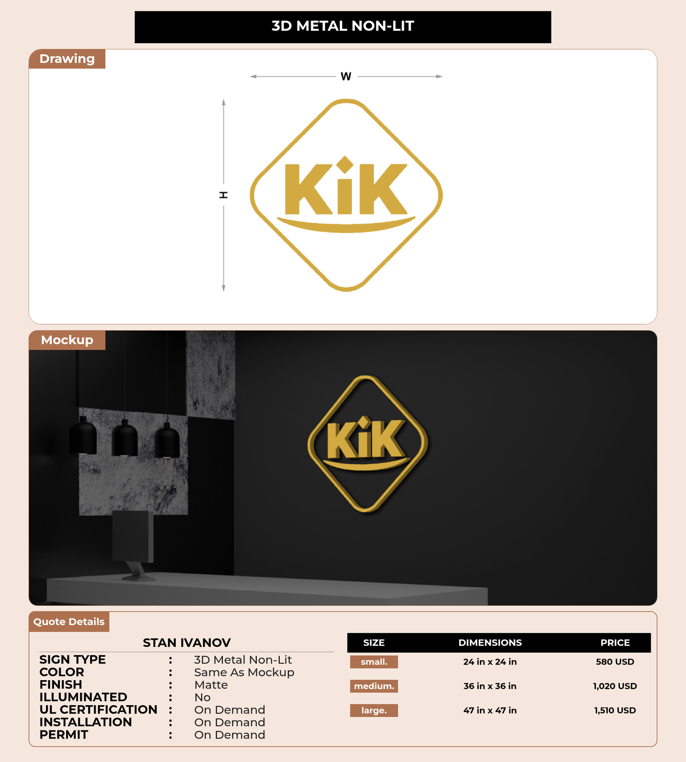 CUSTOM MOCKUP SIGN FOR Stan Ivanov