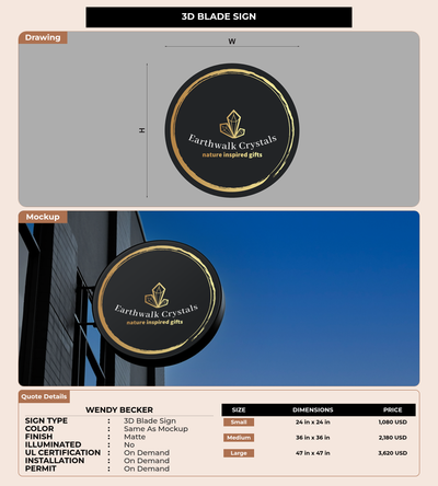 CUSTOM MOCKUP SIGN FOR Wendy Becker