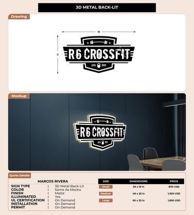 CUSTOM MOCKUP SIGN FOR Marcos Rivera