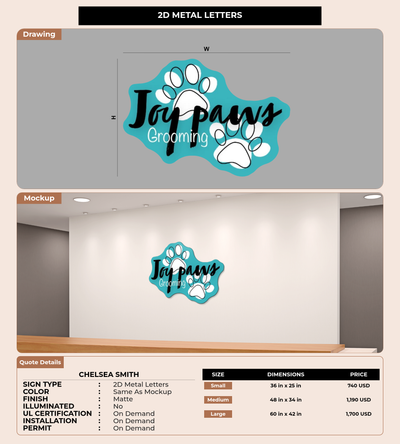 CUSTOM MOCKUP SIGN FOR Chelsea smith