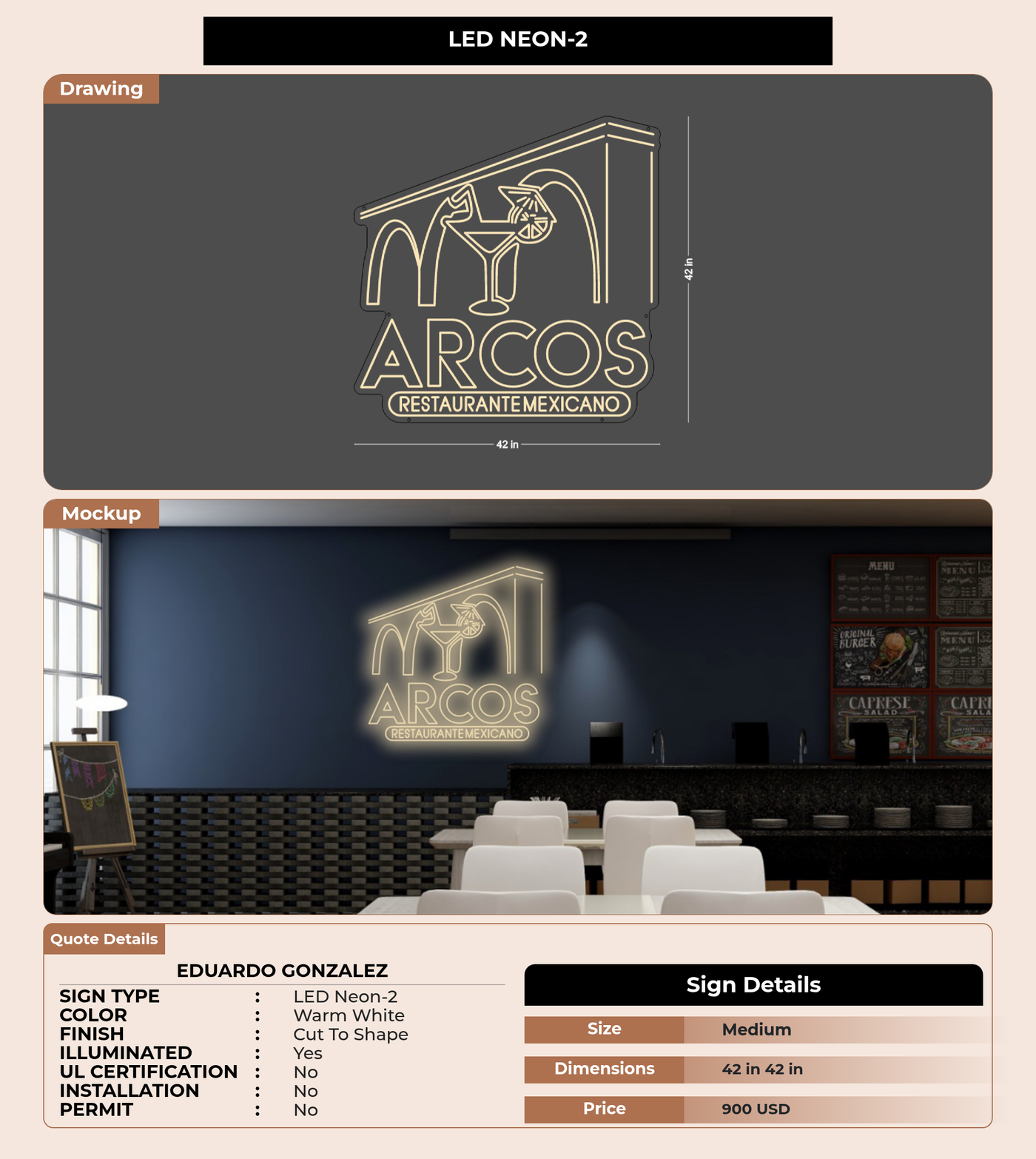 CUSTOM MOCKUP SIGN FOR Eduardo Gonzalez