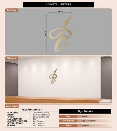 CUSTOM MOCKUP SIGN FOR Keegan Schaner