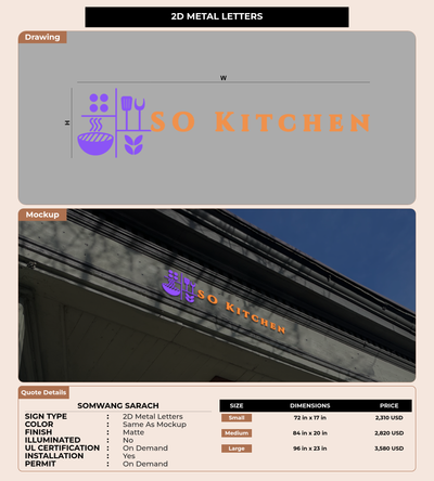 CUSTOM MOCKUP SIGN FOR Somwang sarach