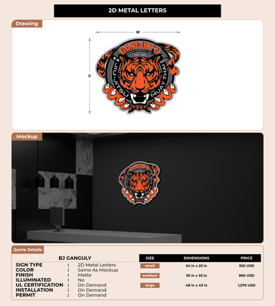 CUSTOM MOCKUP SIGN FOR BJ Ganguly