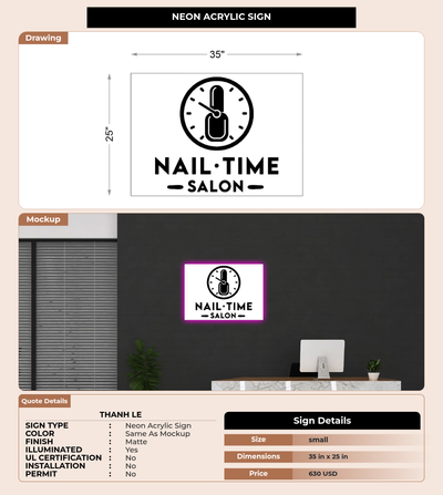 CUSTOM MOCKUP SIGN FOR Thanh le