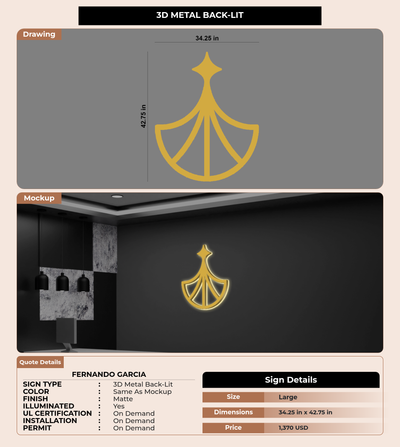 CUSTOM MOCKUP SIGN FOR Fernando Garcia
