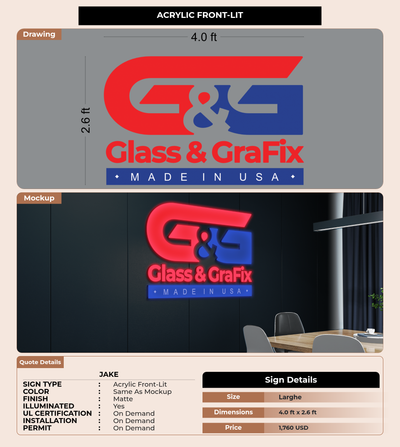 CUSTOM MOCKUP SIGN FOR Jake