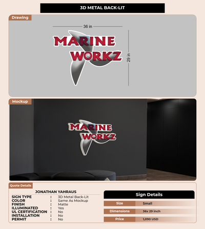 CUSTOM MOCKUP SIGN FOR Jonathan Yahraus