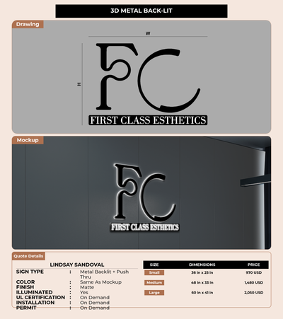 CUSTOM MOCKUP SIGN FOR lindsay sandoval
