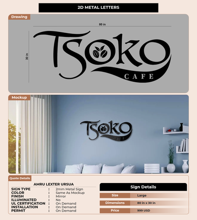 CUSTOM MOCKUP SIGN FOR Amru Lexter Ursua