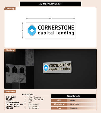 CUSTOM MOCKUP SIGN FOR Neil Bajaj
