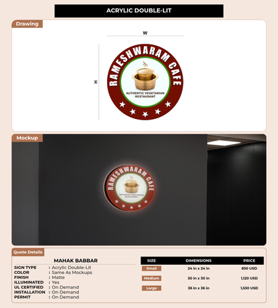 CUSTOM MOCKUP SIGN FOR Mahak Babbar