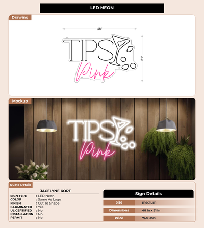 CUSTOM MOCKUP SIGN FOR jacelyne kort