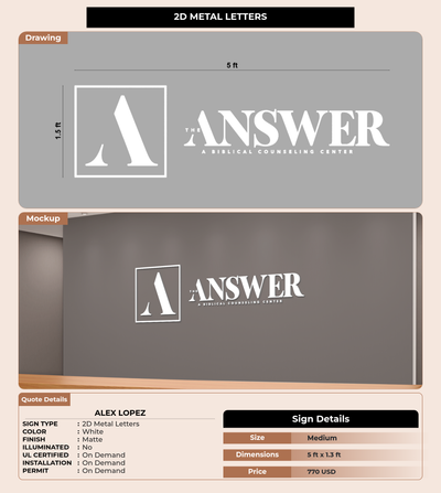 CUSTOM MOCKUP SIGN FOR Alex Lopez