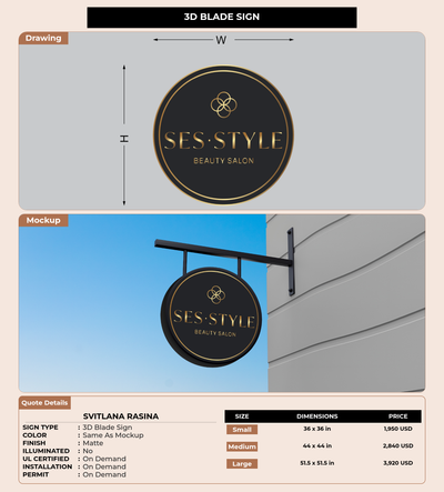 CUSTOM MOCKUP SIGN FOR Svitlana Rasina