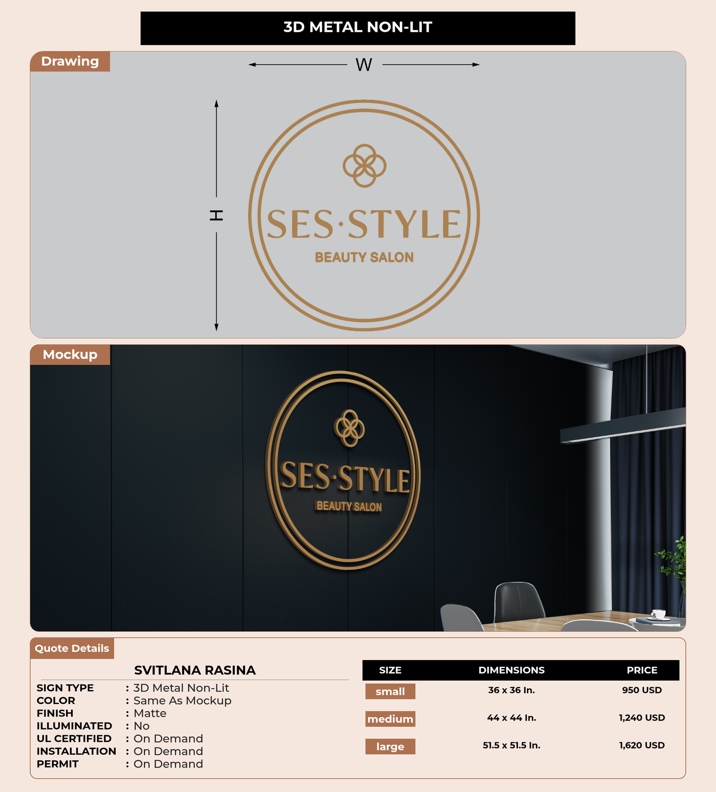 CUSTOM MOCKUP SIGN FOR Svitlana Rasina