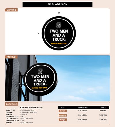 CUSTOM MOCKUP SIGN FOR Kevin Christensen