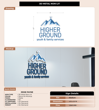 CUSTOM MOCKUP SIGN FOR Jesse Payne