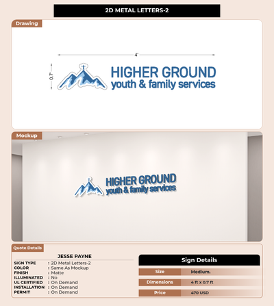 CUSTOM MOCKUP SIGN FOR Jesse Payne
