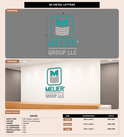 CUSTOM MOCKUP SIGN FOR David