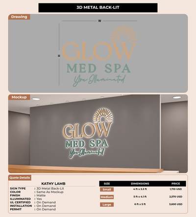 CUSTOM MOCKUP SIGN FOR Kathy Lamb